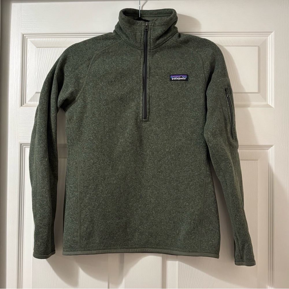 Patagonia W’s Better Sweater 1/4 Zip, Torrey Pine Green, Size S